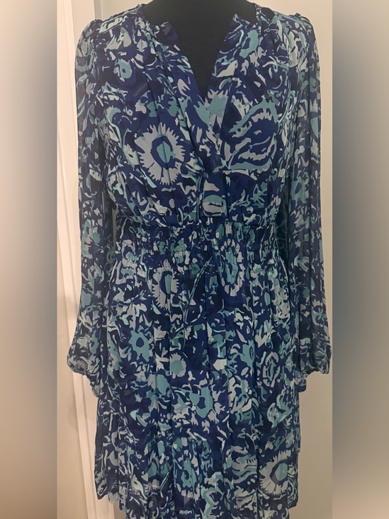 Anthropologie Dresses & Skirts - Anthropologie BL motif dress blue/teal